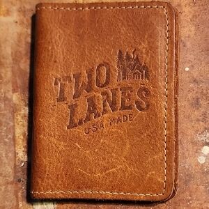 Cognac Color Leather Wallet